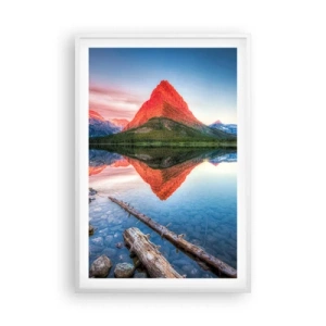 Poster in cornice bianca - Caldo e freddo - 61x91 cm