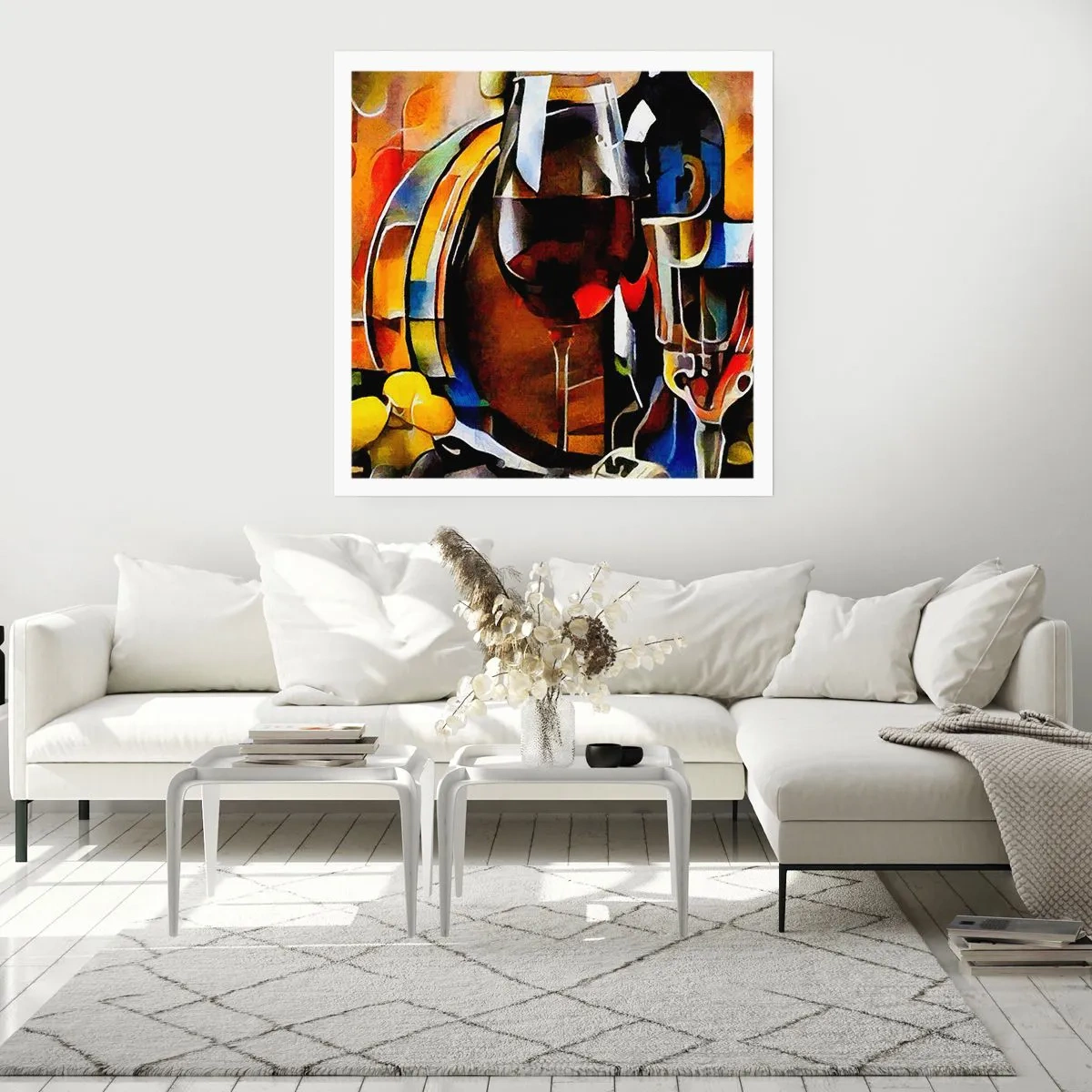 Poster - E il mondo riprende colore - 60x60 cm