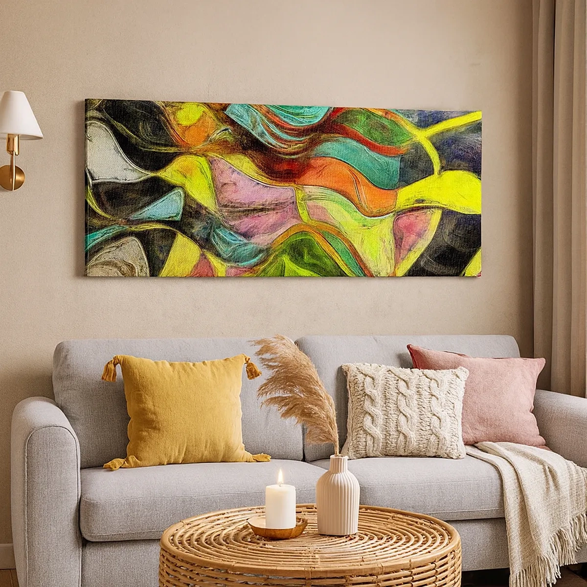 Quadro su tela - Stampe su Tela - Il movimento è vita - 30x30 cm