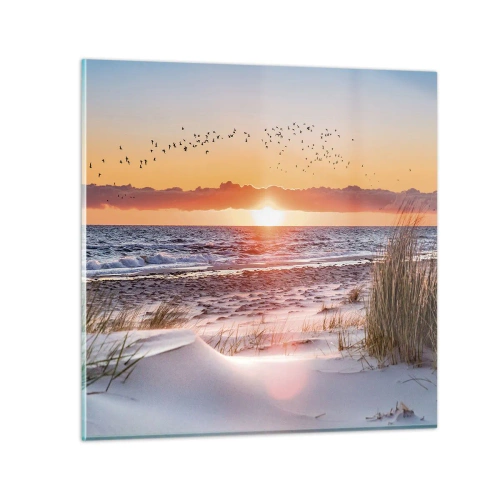 Quadro su vetro - Paesaggio orizzontale - 40x40 cm