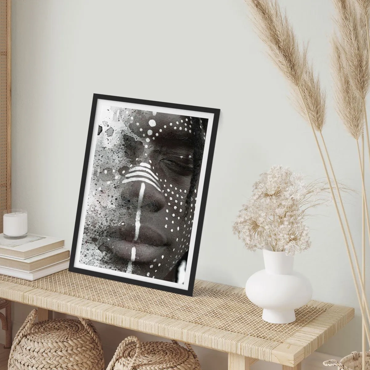 Poster in cornice nera - Scopri lo spirito primordiale - 61x91 cm