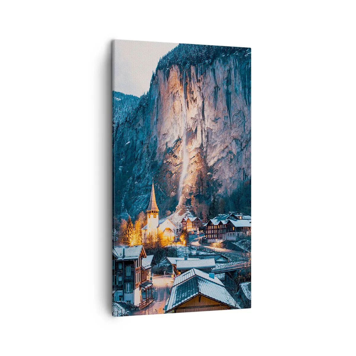 Quadro su tela - Stampe su Tela - Lo spirito luminoso dell'inverno - 45x80 cm