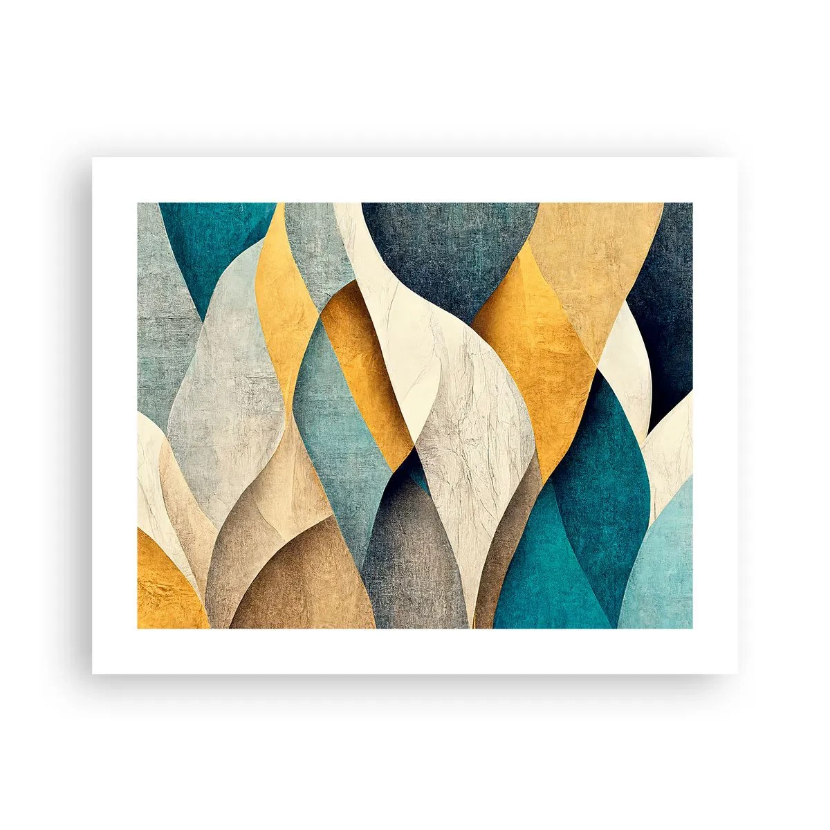 Poster - Ritmo e ondulazioni - 50x40 cm
