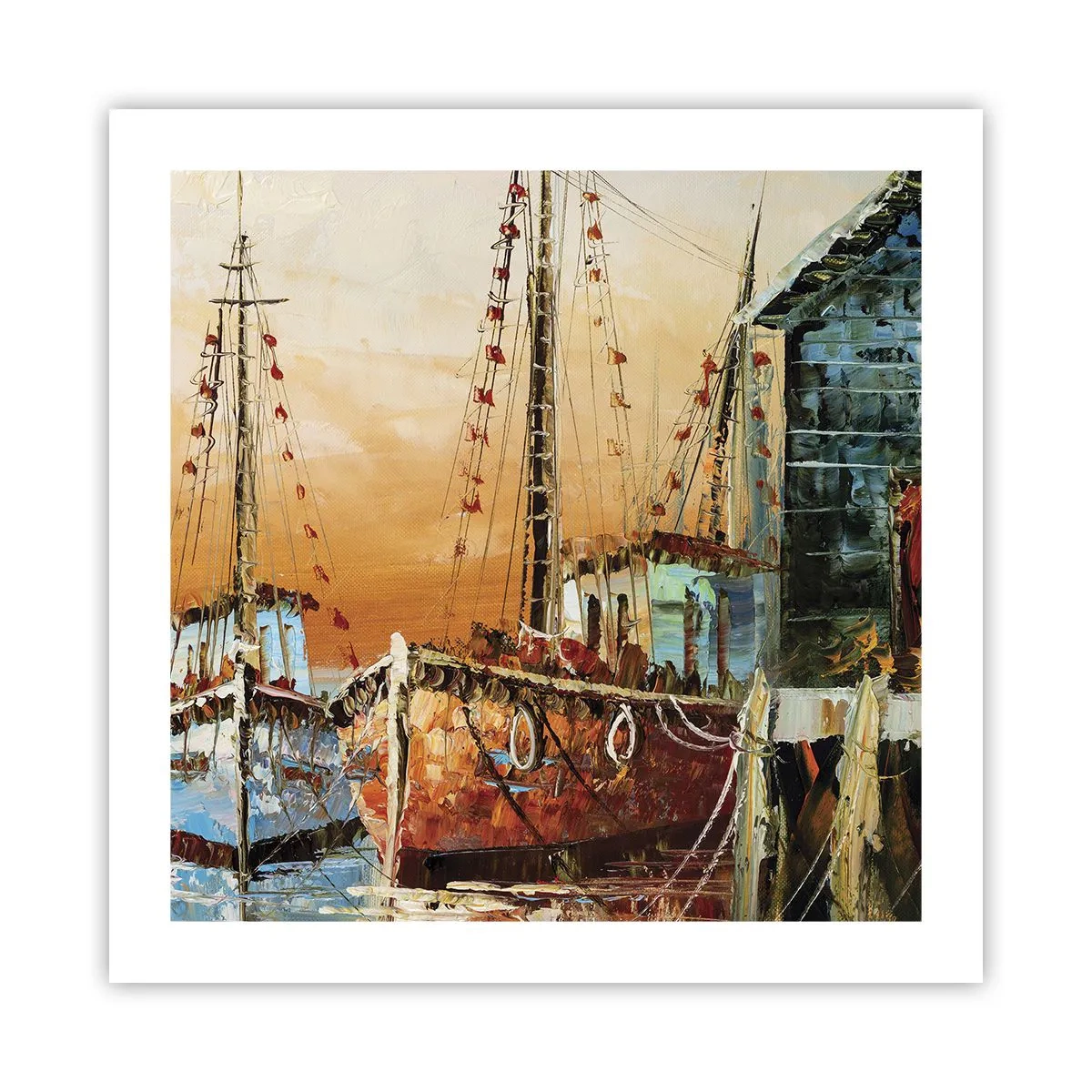 Poster - Ritorno tranquillo - 50x50 cm
