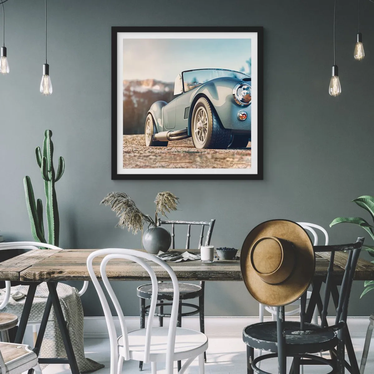 Poster in cornice nera - Perché lo stile è importante - 50x50 cm