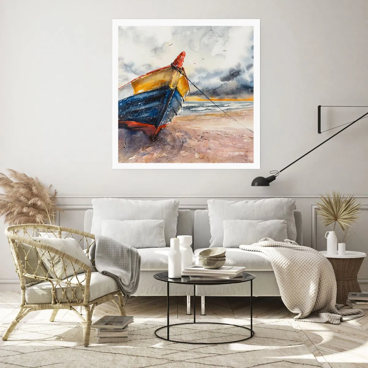 Poster - Riposo sulla riva - 50x50 cm