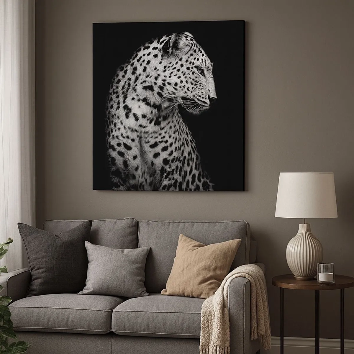 Quadro su tela - Stampe su Tela - Profilo destro perfetto! - 30x30 cm