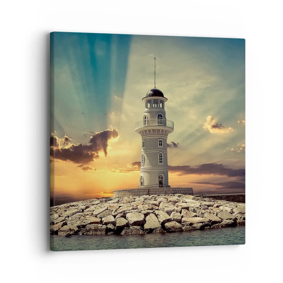 Quadro su tela - Stampe su Tela - Luce - Bontà - Bellezza - 30x30 cm