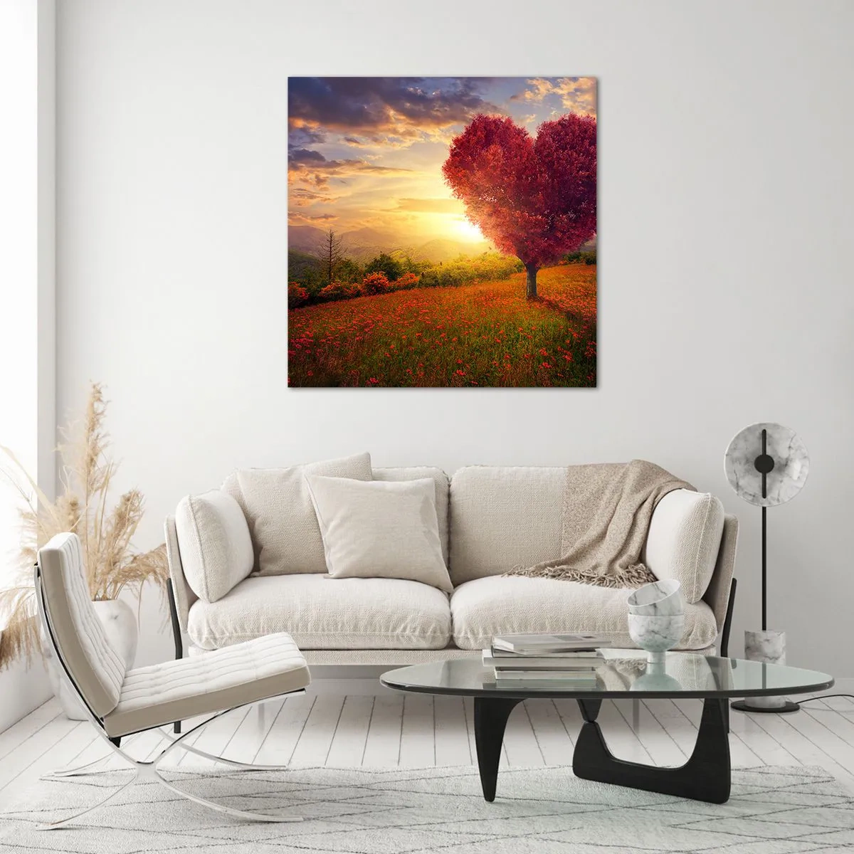 Quadro su vetro - Ti prende al cuore - 40x40 cm