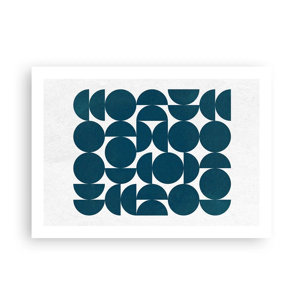 Poster - Cerchi e semicerchi - 70x50 cm