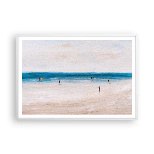 Poster in cornice bianca - Un bisogno naturale - 100x70 cm