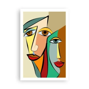 Poster - Coppia cubista - 61x91 cm