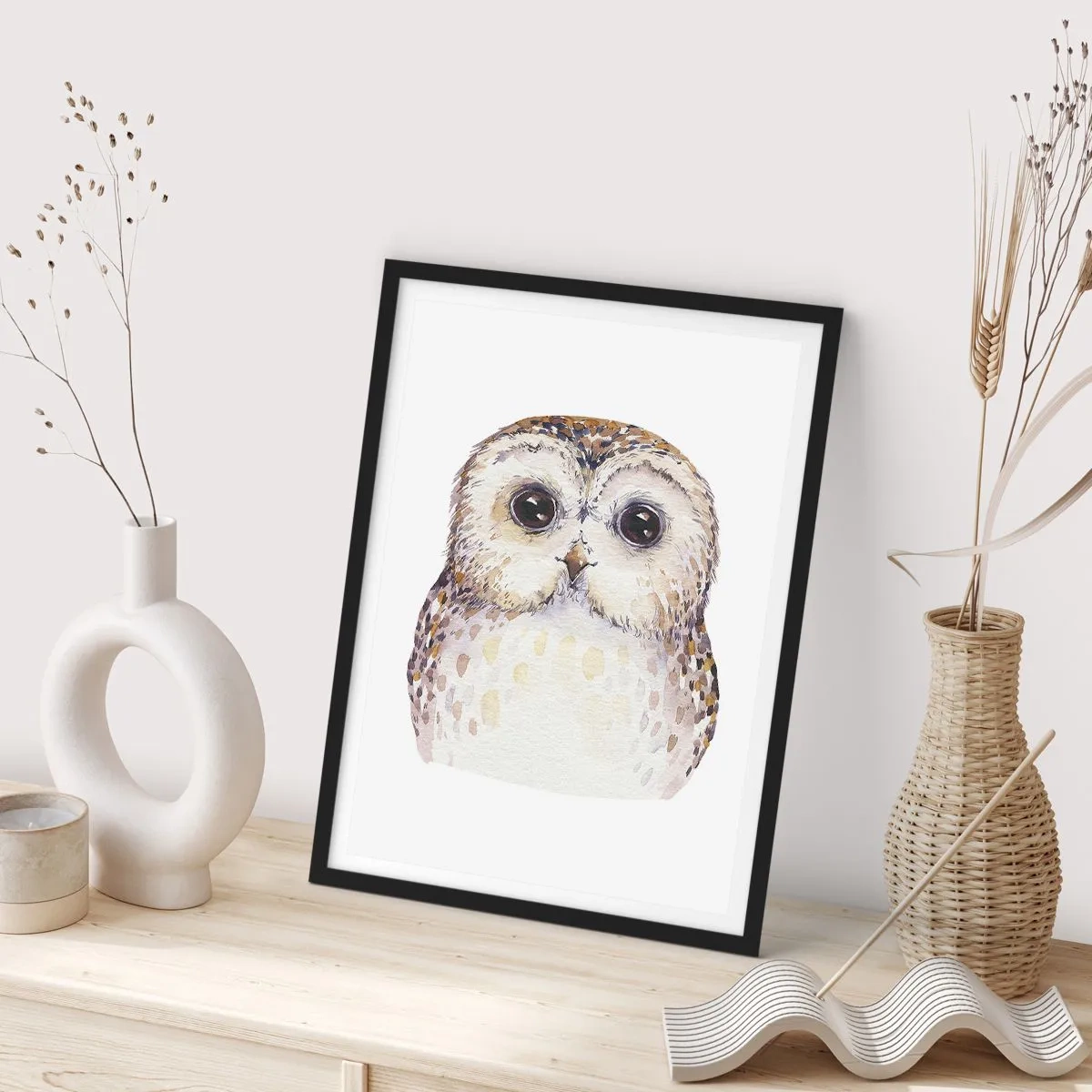 Poster in cornice nera - Guardami negli occhi - 30x40 cm