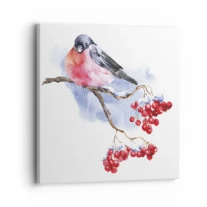 Quadro su tela - Stampe su Tela - L'inverno a colori - 30x30 cm