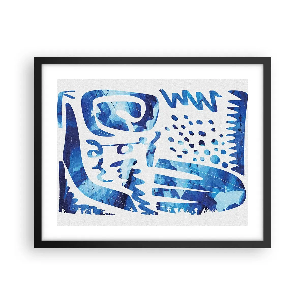 Poster in cornice nera - Ritorno alle radici - 50x40 cm