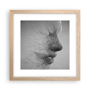 Poster in cornice rovere chiaro - Lo spirito del vento - 30x30 cm