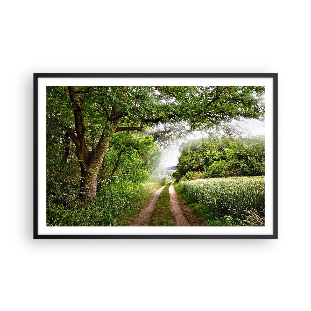 Poster in cornice nera - Et in Arcadia ego - 91x61 cm