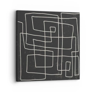 Quadro su tela - Stampe su Tela - Non è così semplice - 30x30 cm