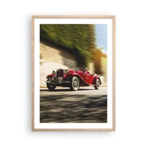 Poster in cornice rovere chiaro - Più bella della Nike di Samotracia - 50x70 cm