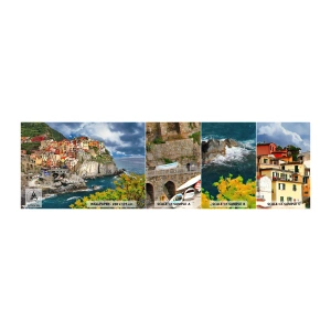 Campione di Fotomurale Adesivo Deluxe Sticker - Aggrappate alla roccia - Paesaggio, Architettura, Italia - 100x30 cm