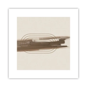 Poster - Un soffio di grigio - 30x30 cm