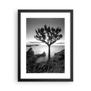 Poster in cornice nera - Pace fino all'orizzonte - 30x40 cm