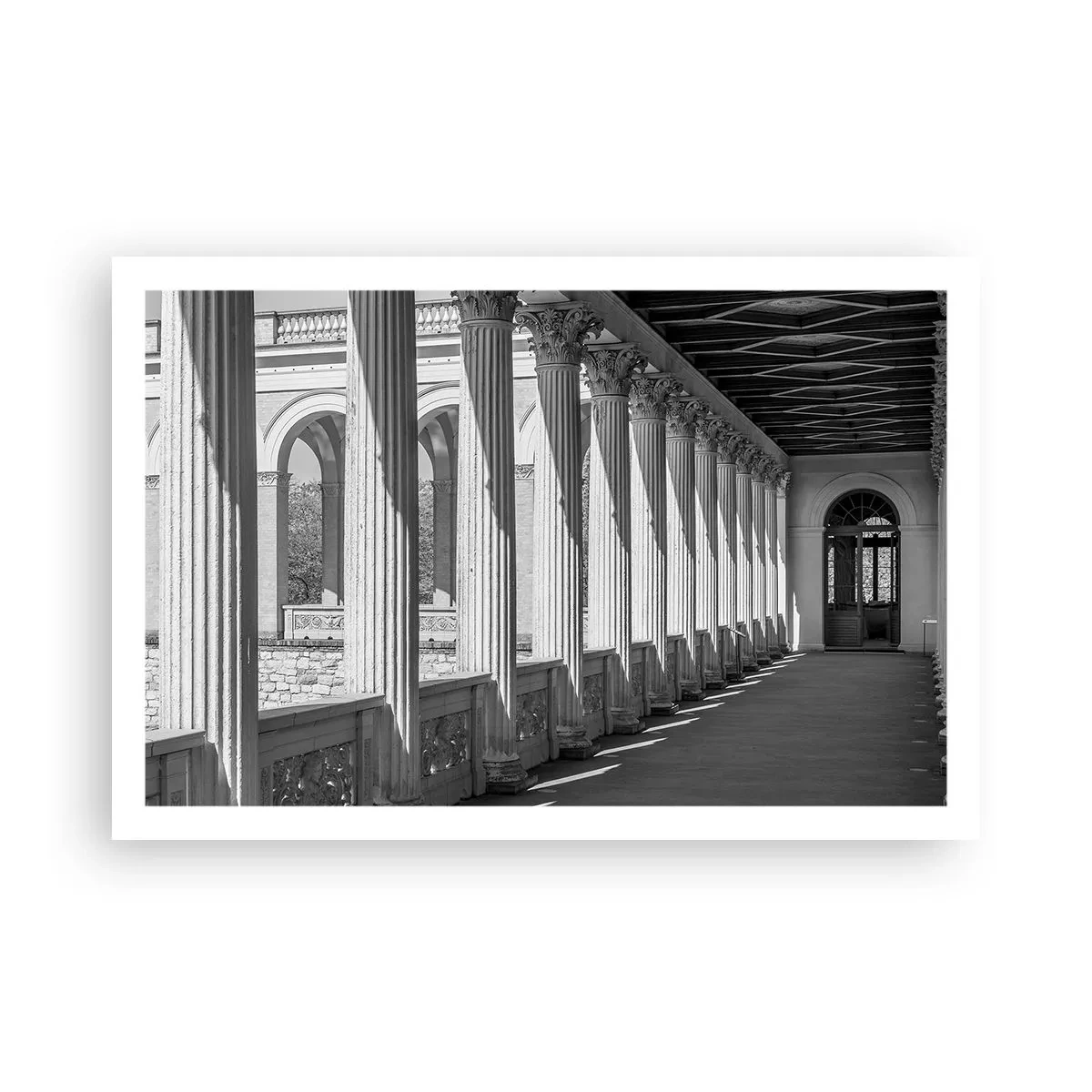 Poster - Portico soleggiato - 91x61 cm