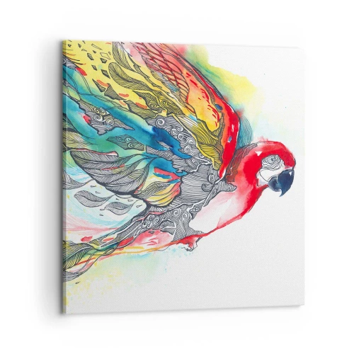 Quadro su tela - Stampe su Tela - Vivi a colori - 60x60 cm