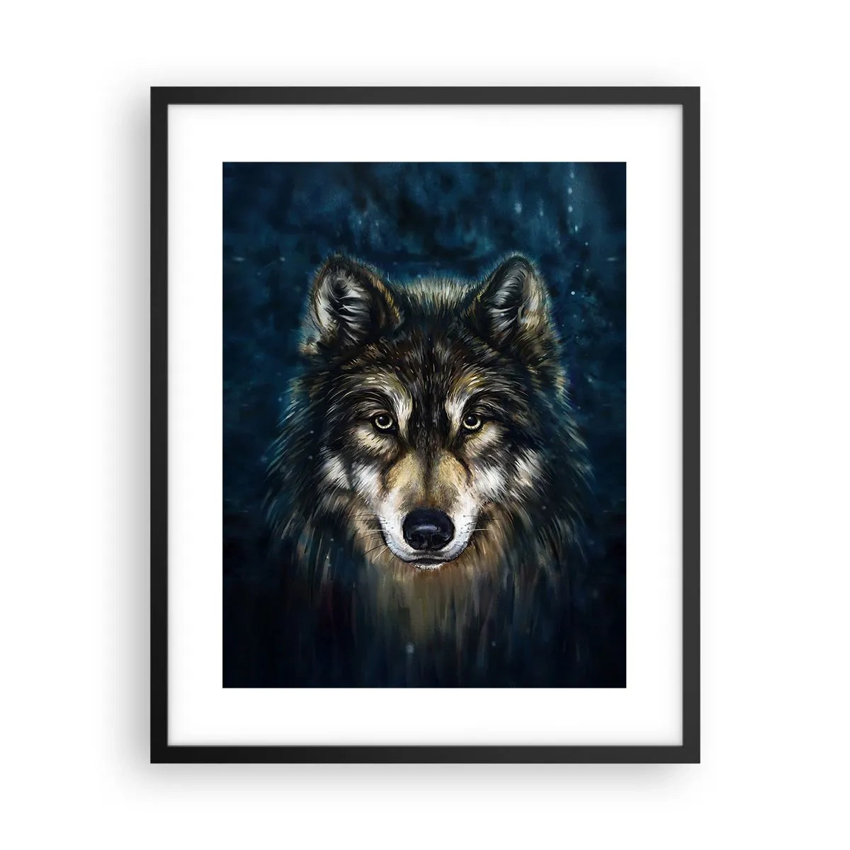 Poster in cornice nera - Alfa? E omega - 40x50 cm