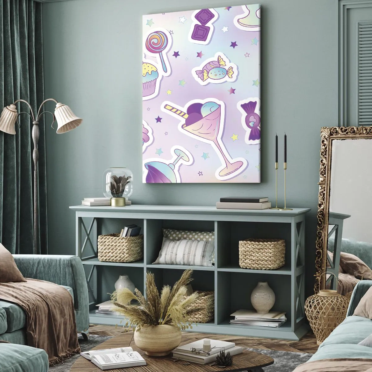 Quadro su tela - Stampe su Tela - Ogni giorno è il mio compleanno - 65x120 cm