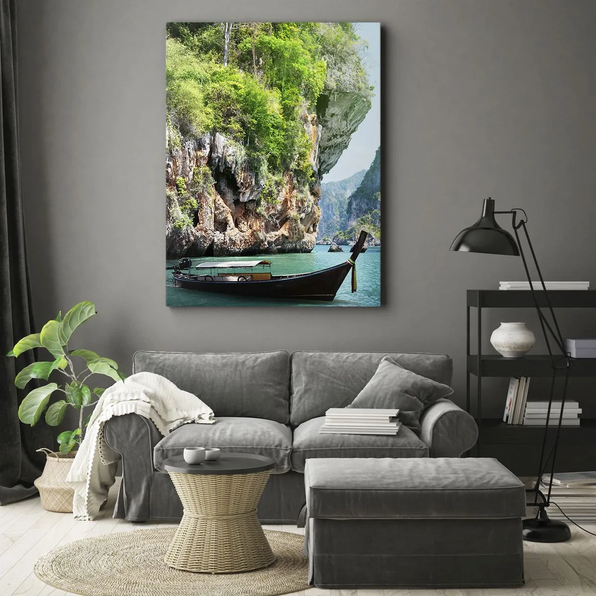 Quadro su tela - Stampe su Tela - Invito a un viaggio esotico - 65x120 cm