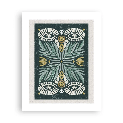Poster - Geometrie di arte popolare - 40x50 cm
