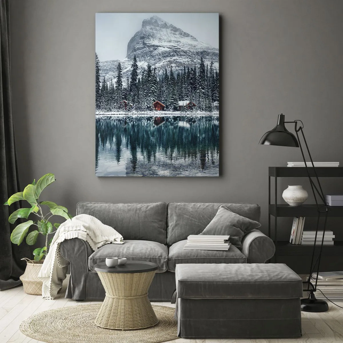 Quadro su tela - Stampe su Tela - Rifugio canadese - 65x120 cm