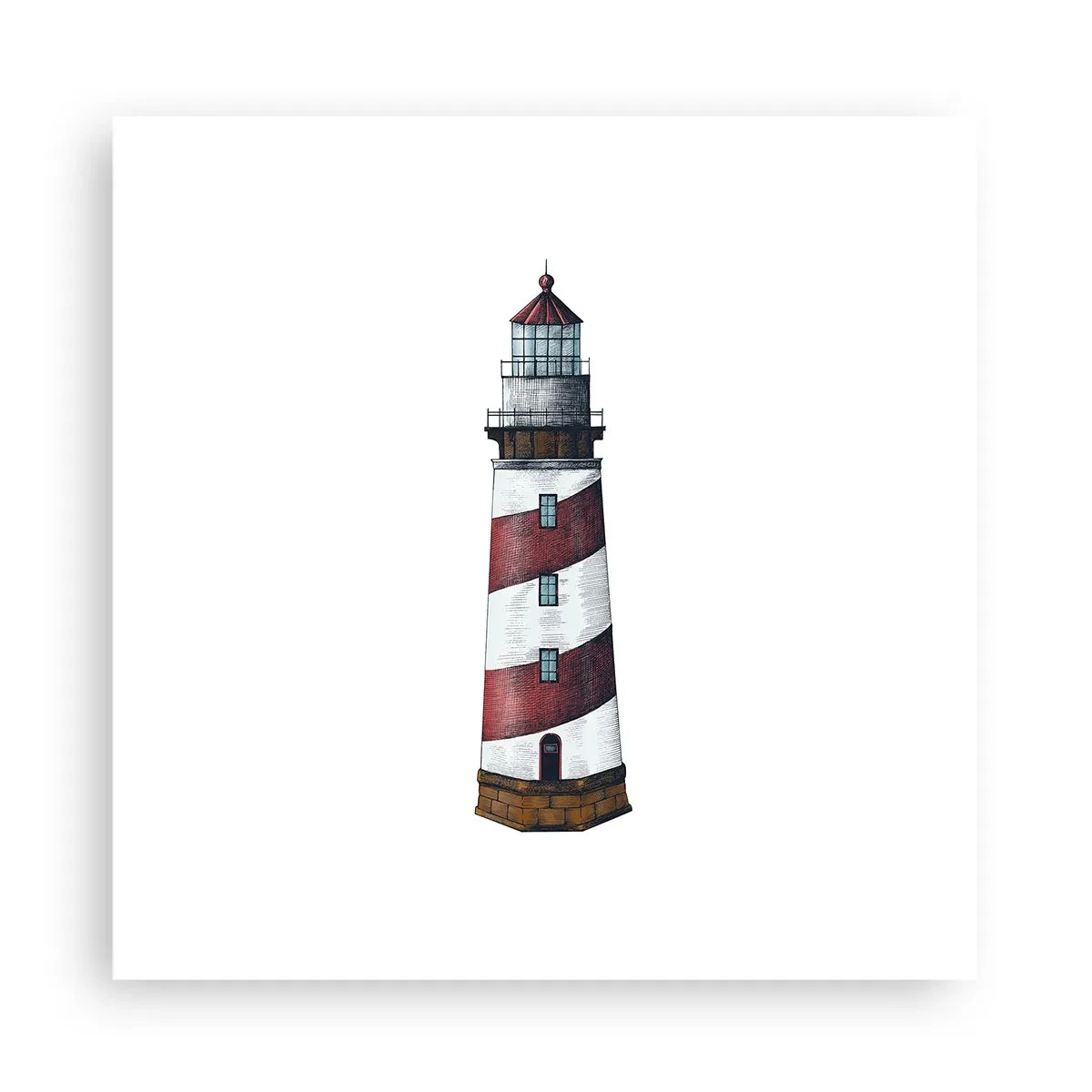 Poster - Sempre di guardia - 30x30 cm