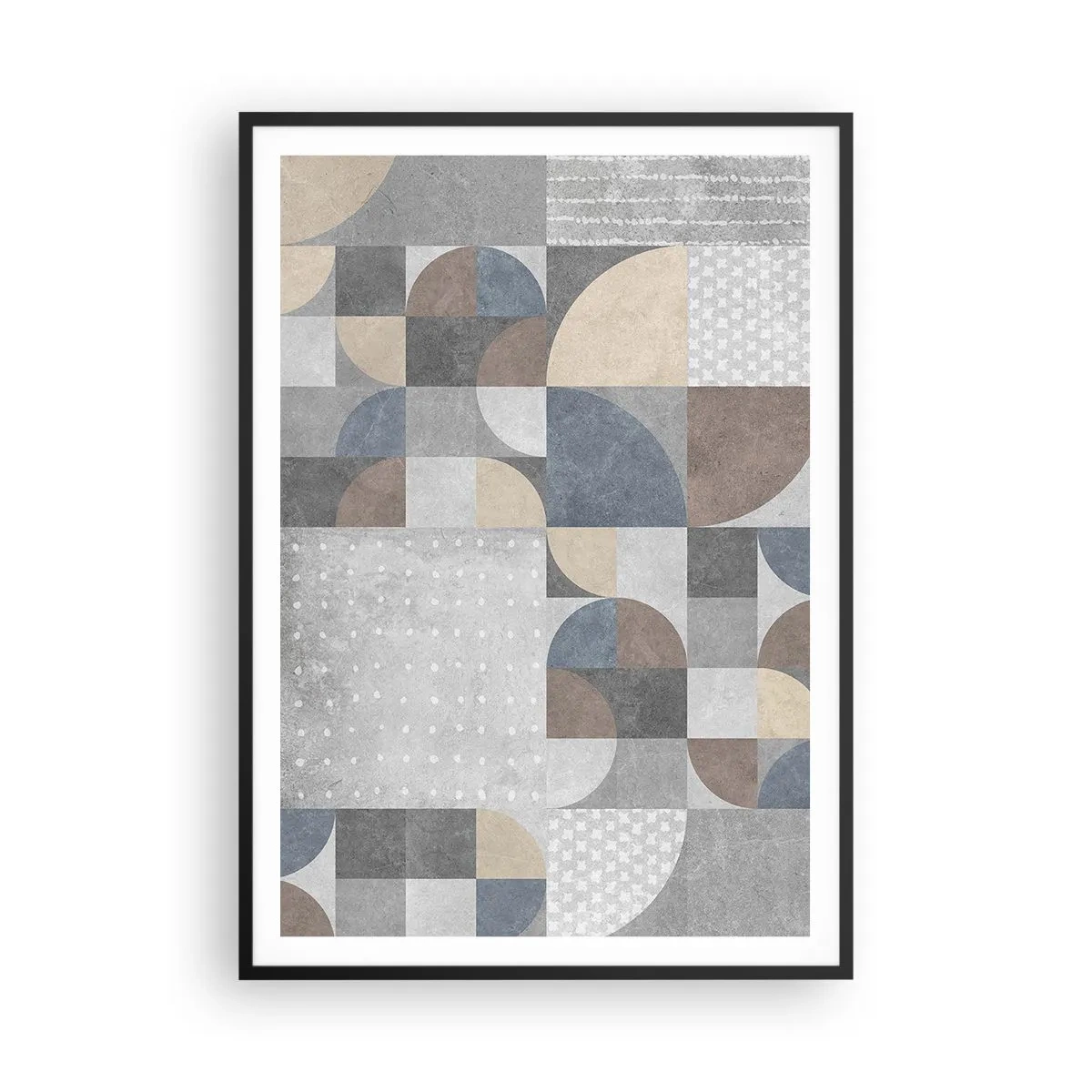 Poster in cornice nera - Fantasia di ceramica - 70x100 cm