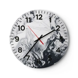 Orologio da parete - Orologio in Vetro - Il centro della terra - 40x40 cm