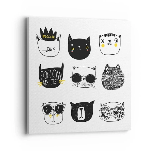 Quadro su tela - Stampe su Tela - Ognuno è diverso - 40x40 cm