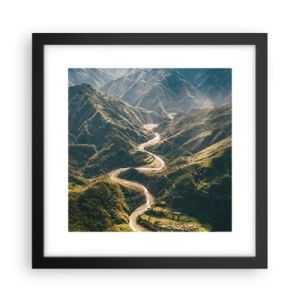 Poster in cornice nera - Direttamente dal cuore dei monti - 30x30 cm