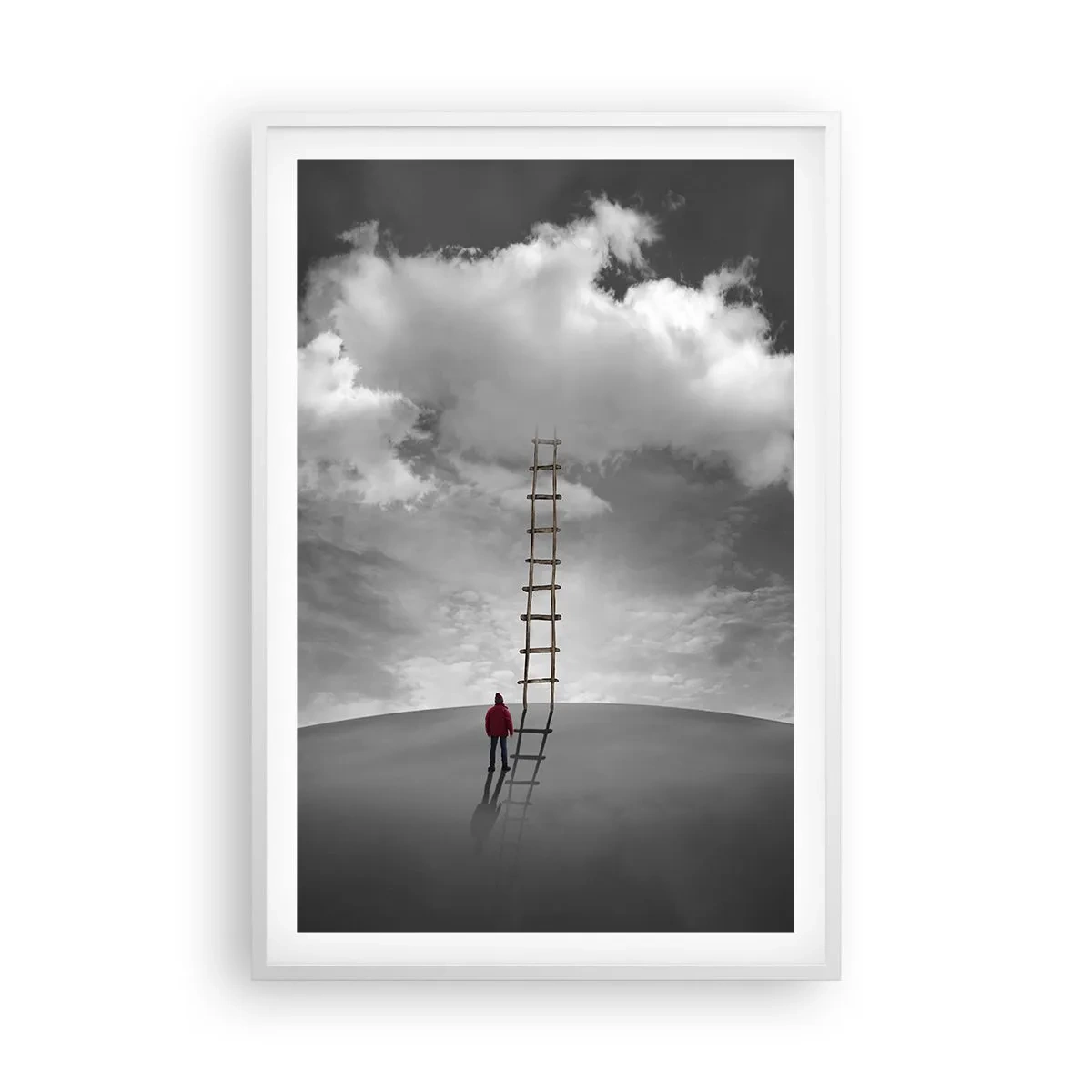 Poster in cornice bianca - Tutto è possibile - 61x91 cm