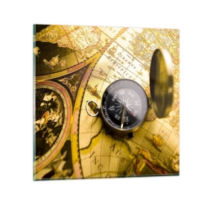 Quadro su vetro - Forse all'estremità del mondo? - 50x50 cm