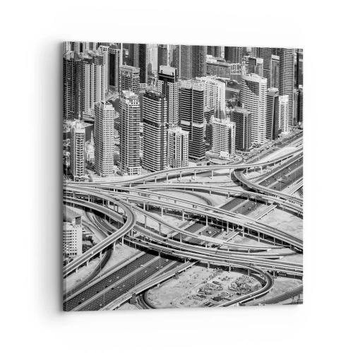 Quadro su tela - Stampe su Tela - Dubai - città impossibile - 70x70 cm