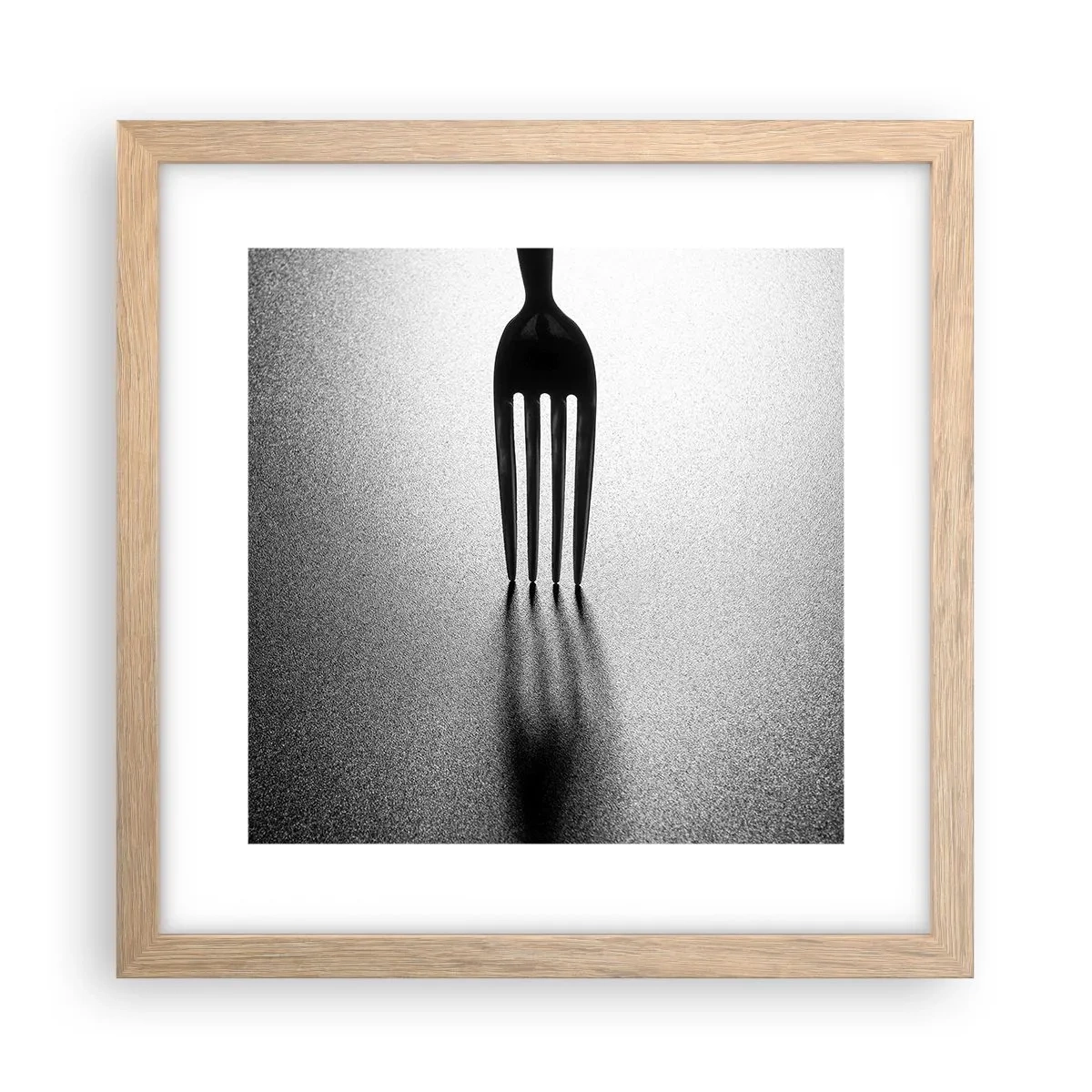 Poster in cornice rovere chiaro - Luce e ombra - 30x30 cm