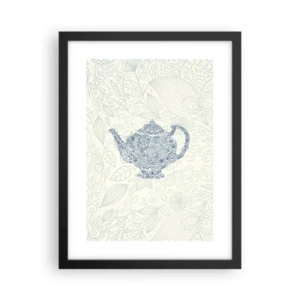 Poster in cornice nera - Magia del tè - 30x40 cm