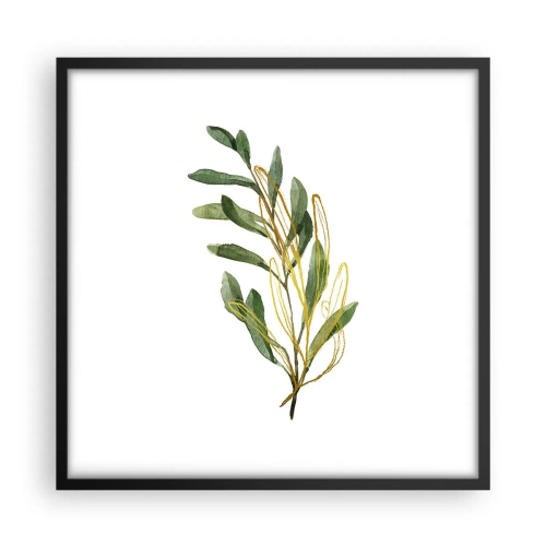 Poster in cornice nera - Tutto ciò che è buono - 50x50 cm