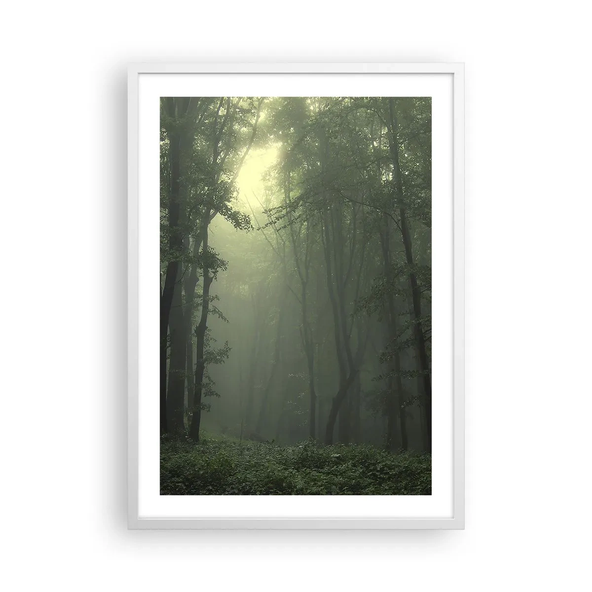 Poster in cornice bianca - Prima che si svegli - 50x70 cm