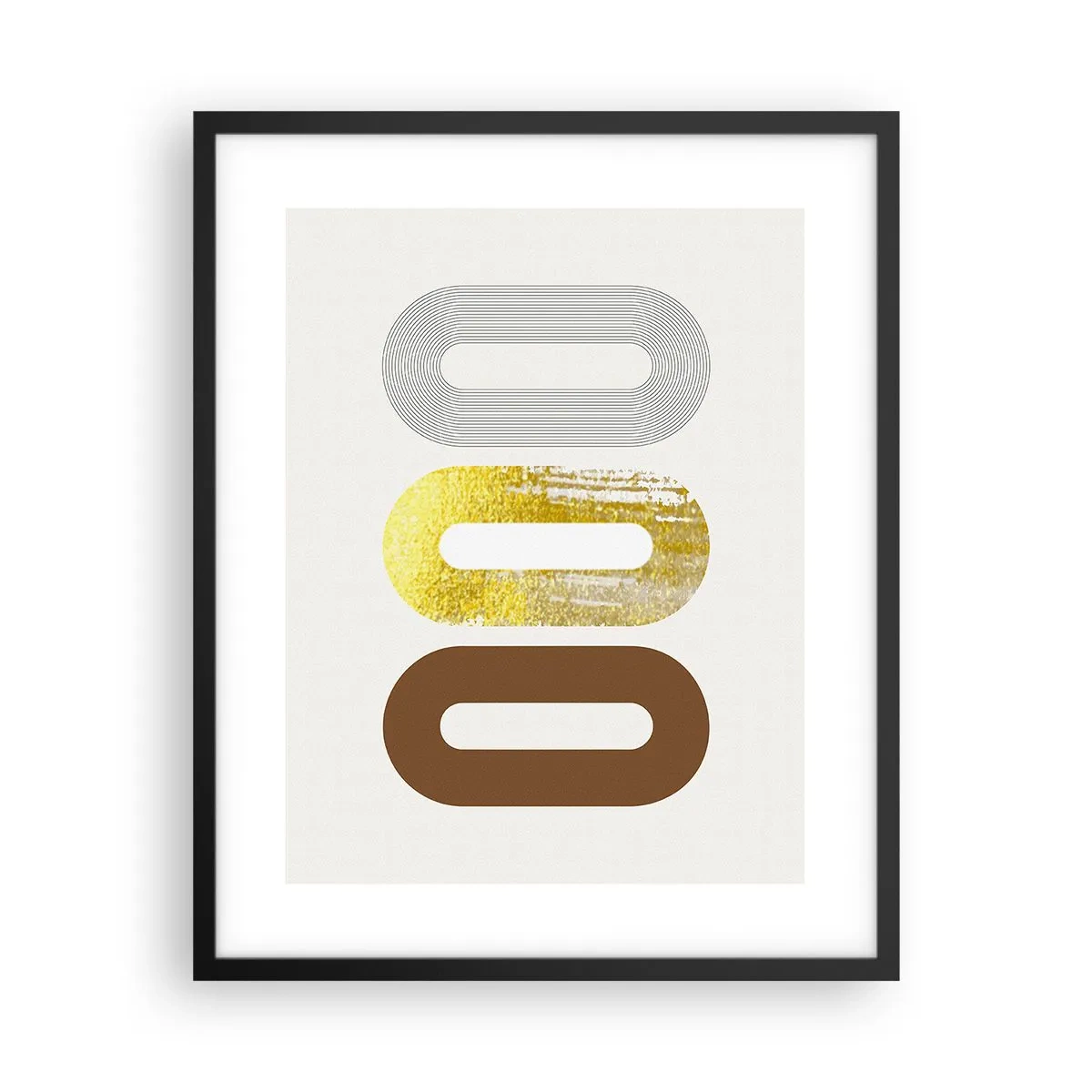 Poster in cornice nera - Ohh! - 40x50 cm