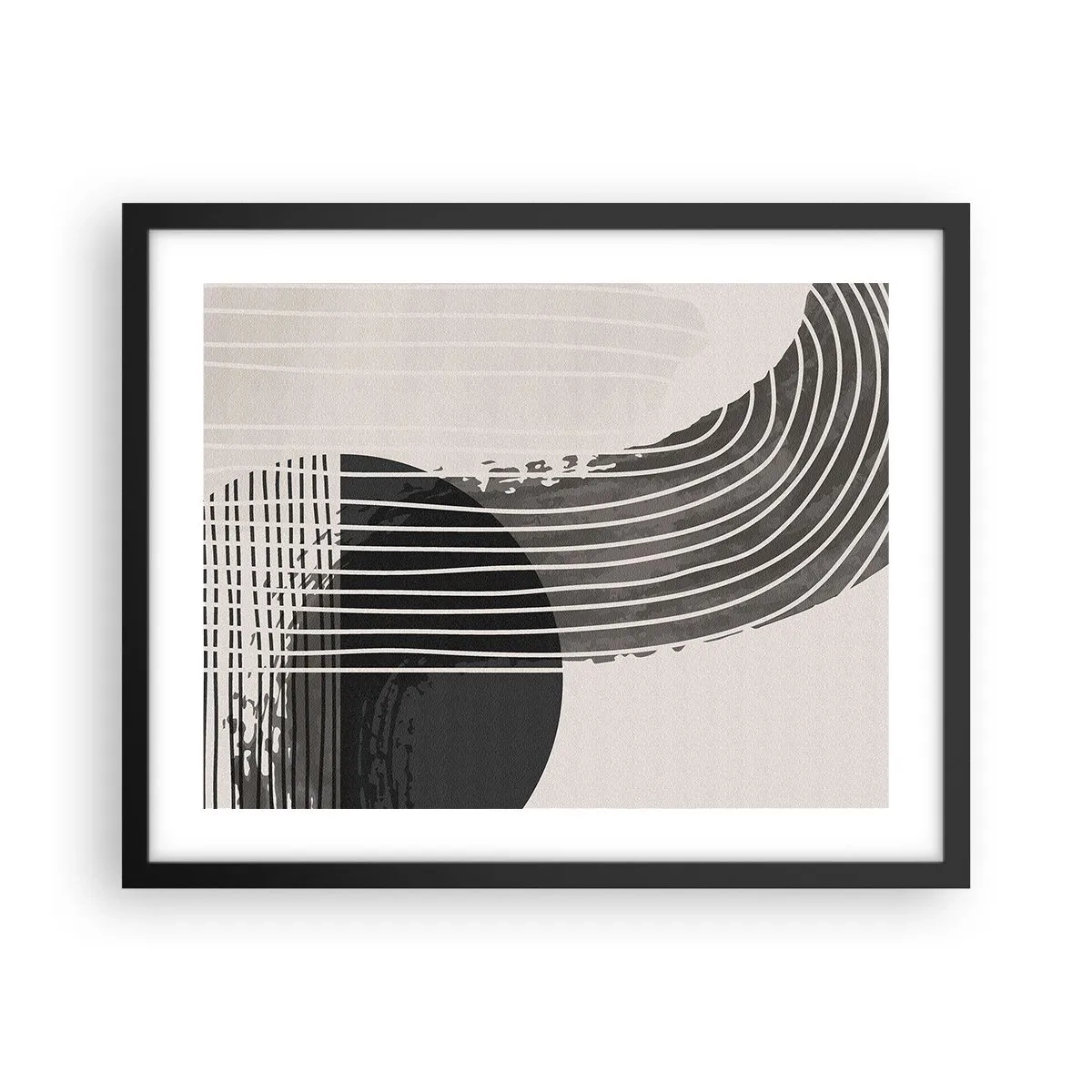 Poster in cornice nera - Andata e ritorno - 50x40 cm