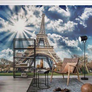 Fotomurali Standard Eco - Unica al mondo - Torre Eiffel, Parigi, Architettura - 300x210 cm