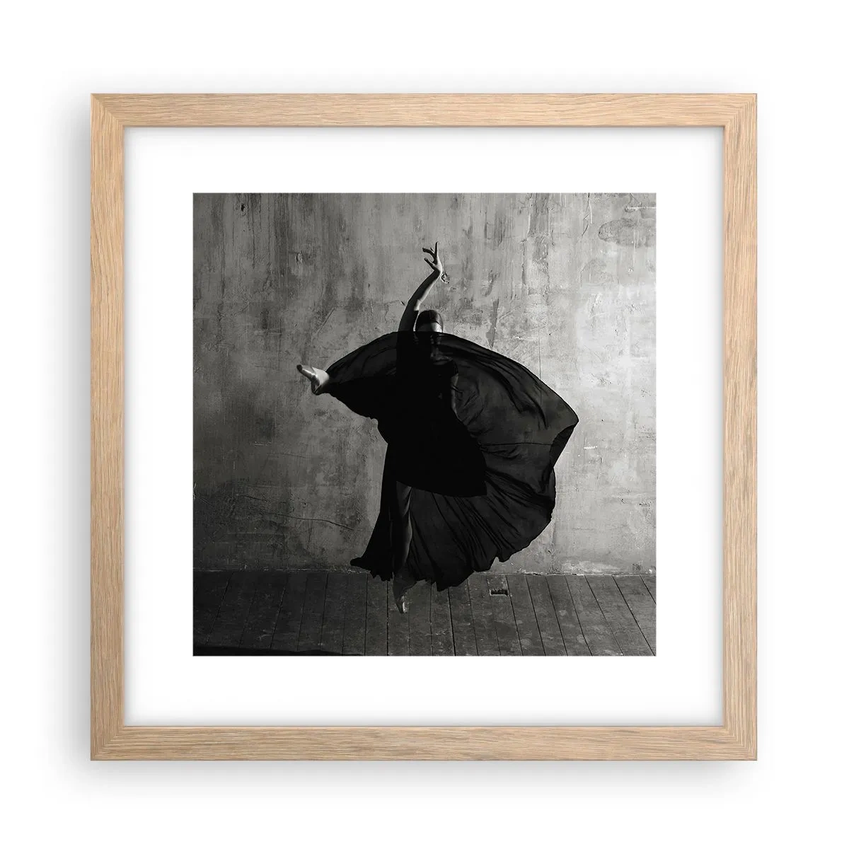 Poster in cornice rovere chiaro - Fasce piene di passione - 30x30 cm