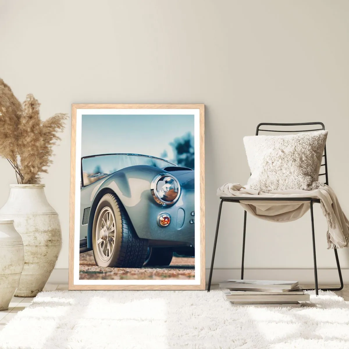 Poster in cornice rovere chiaro - Perché lo stile è importante - 61x91 cm